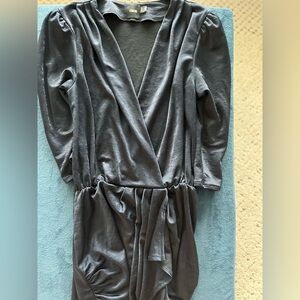 ASOS Shiny Blue Wrap Dress​